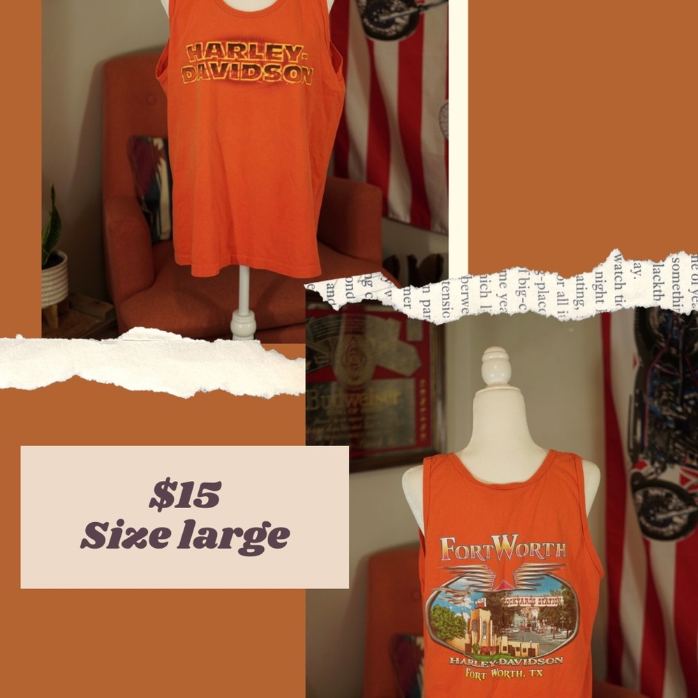 Harley Davidson Muscle Tank Top